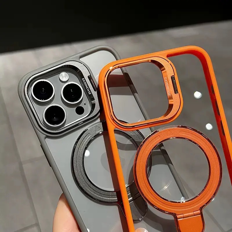 Metal Stand Case For iPhone 16 Pro Max 15 12 13 14 17 Pro Max 11 Pro ...