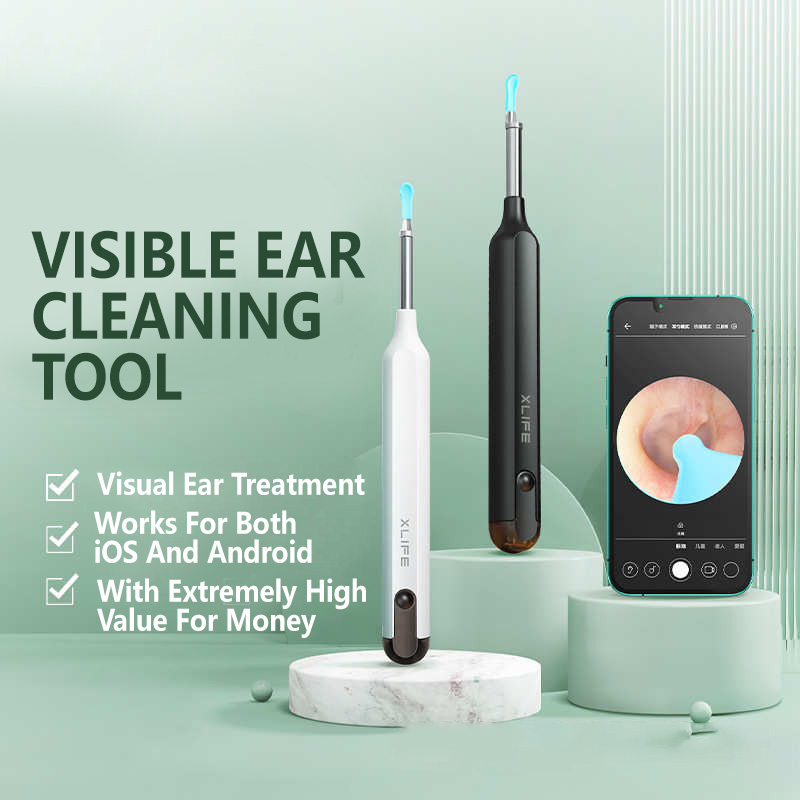 Ear Cleaner Smart WiFi Ear Pick Camera 500W HD Visual Ear Cleaner Tool ...