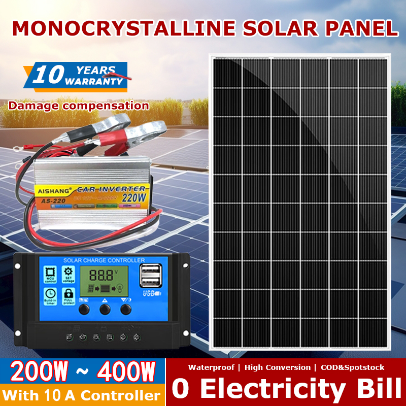Solar panel 200W/400W Original Household monocrystalline silicon ...