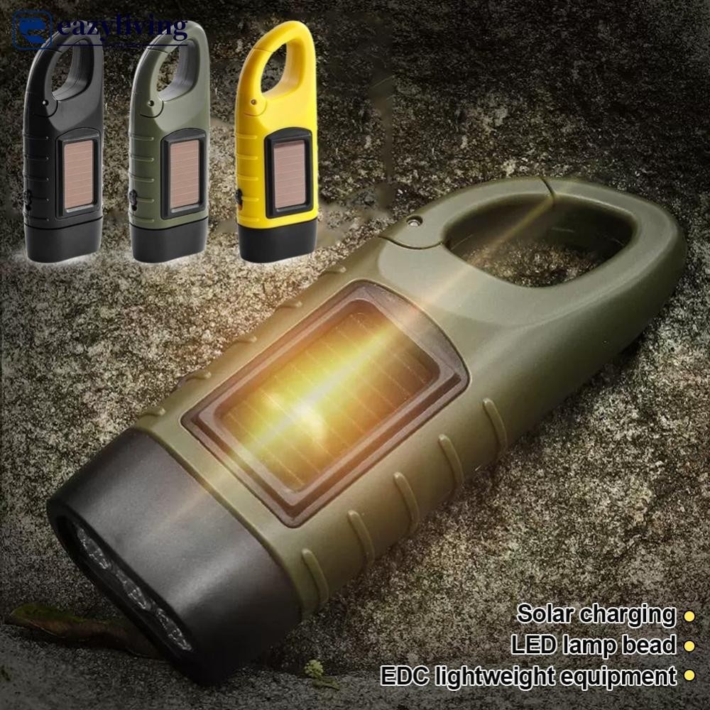 CLICK SHOPE Solar Powered Hand Cranked Charging Emergency Light ...