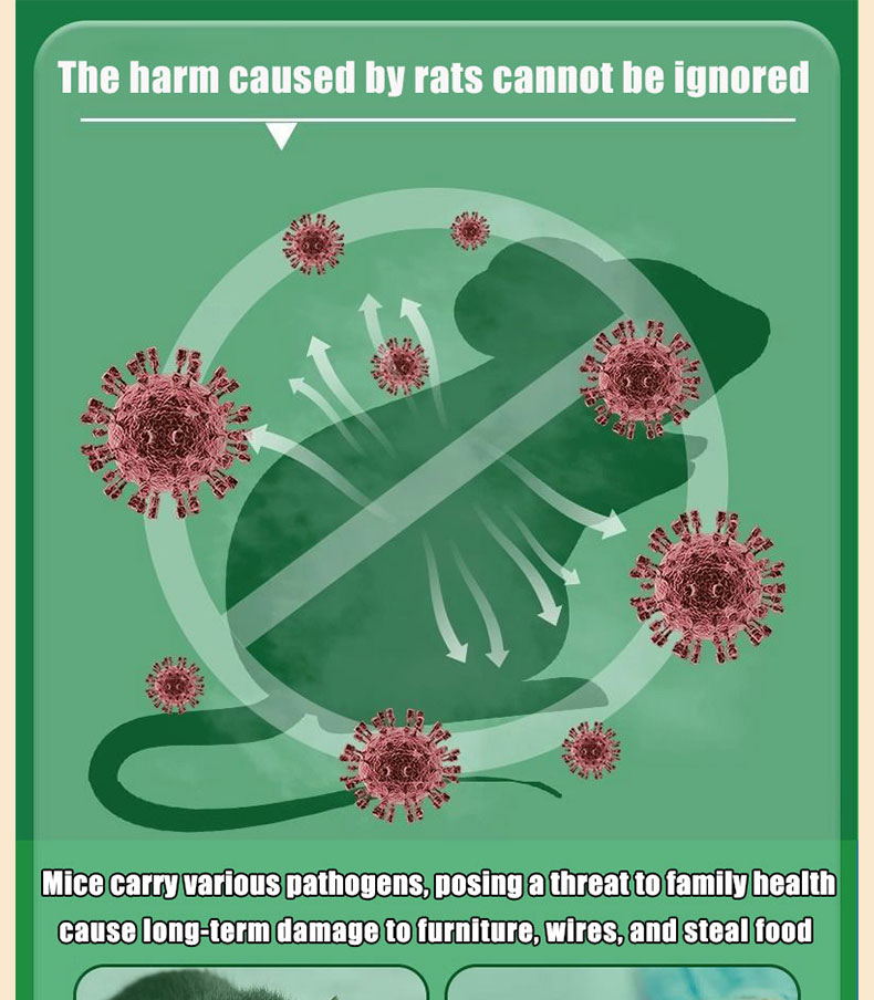 10000 meters rat-free Rat Repellent For Home 10pcs Rat Killer Plant ...