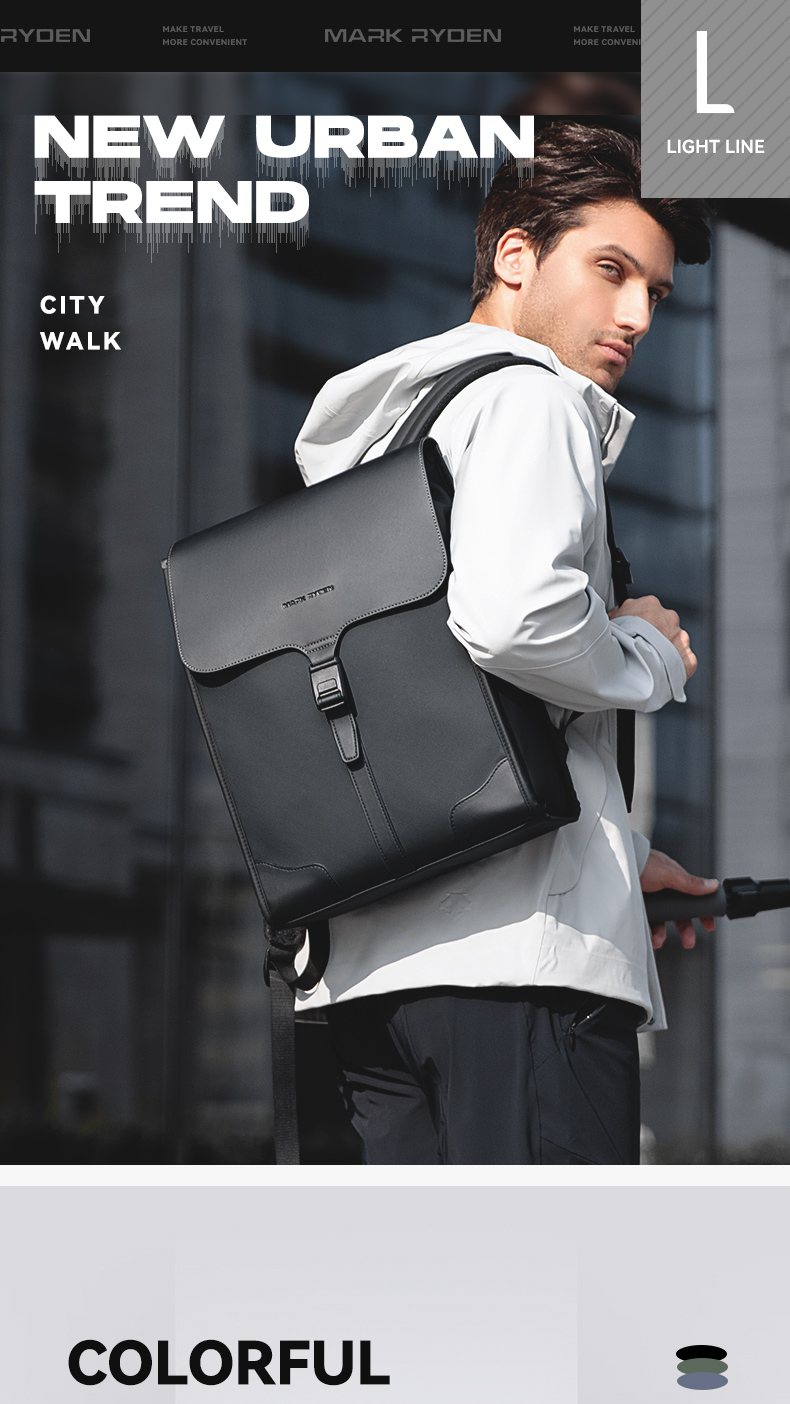 Mark Ryden 15.6 Inch Laptop Backpack Lightweight | Shopee Philippines