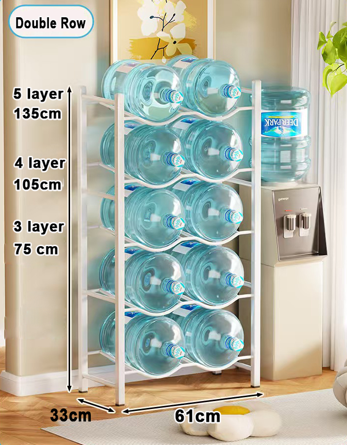 Water Dispenser Stand Water Container Gallon Rack 3/4/5 Layer Mineral ...