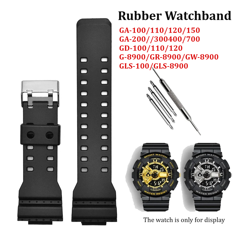 Bracelet Montre Nylon 16mm – Pour Casio G-Shock GA900, GA700, GA-110, GA-100 – Réglable, Respirant, Confortable - 2