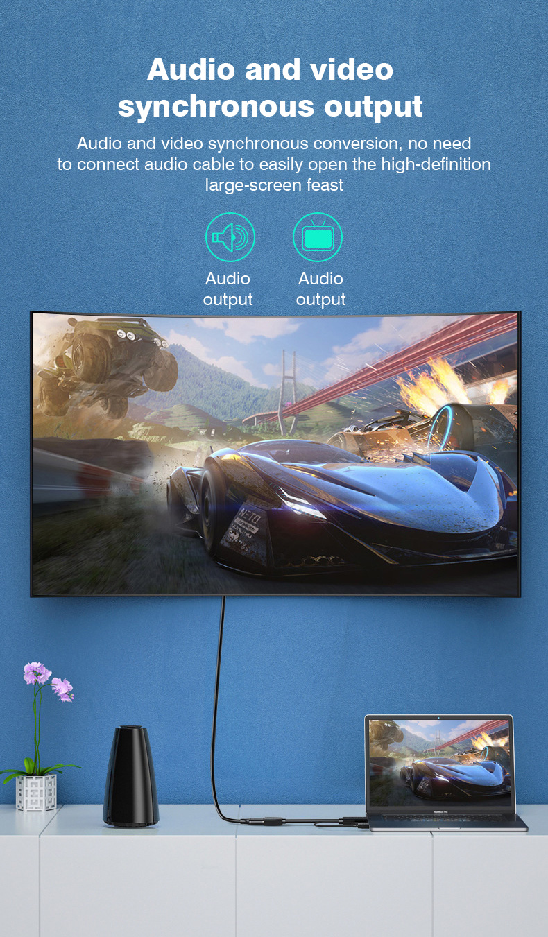 HDMI to DisplayPort Cable for 4K 60Hz and 2K 120Hz Display from PC ...