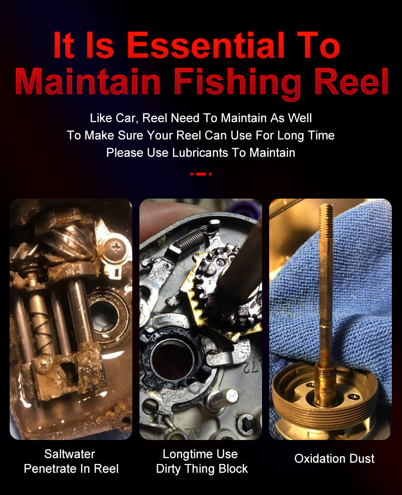 Kingdom Grease+Lubricant Oil For Fishing Reel Bearing Lubricant ...