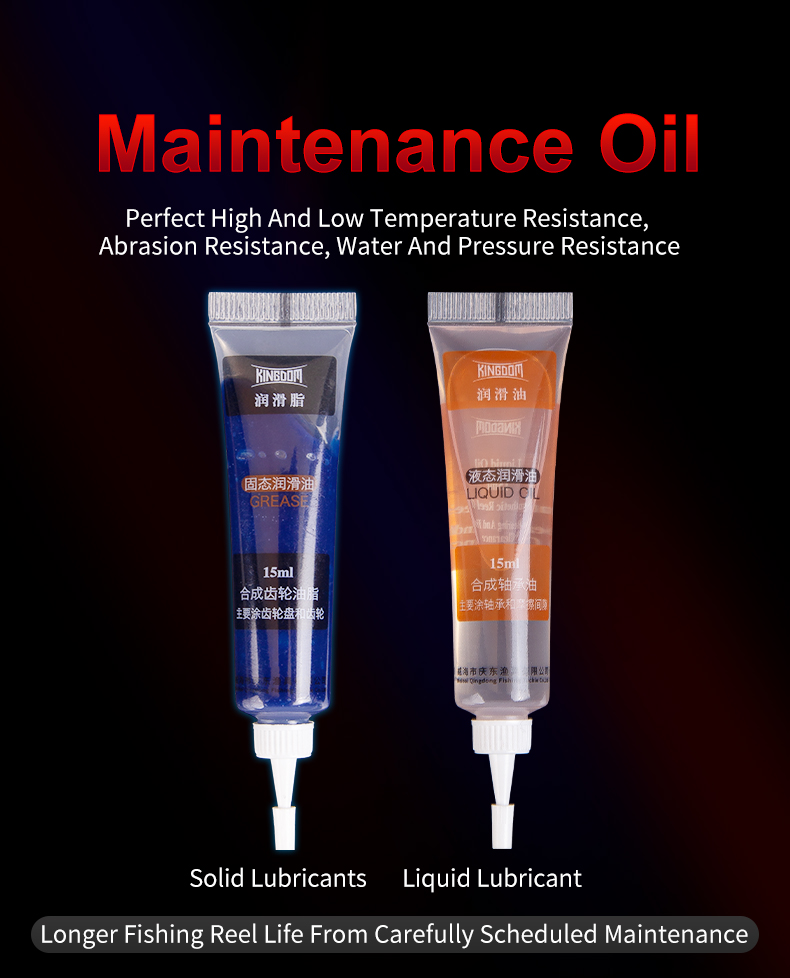 Kingdom Grease+Lubricant Oil For Fishing Reel Bearing Lubricant ...