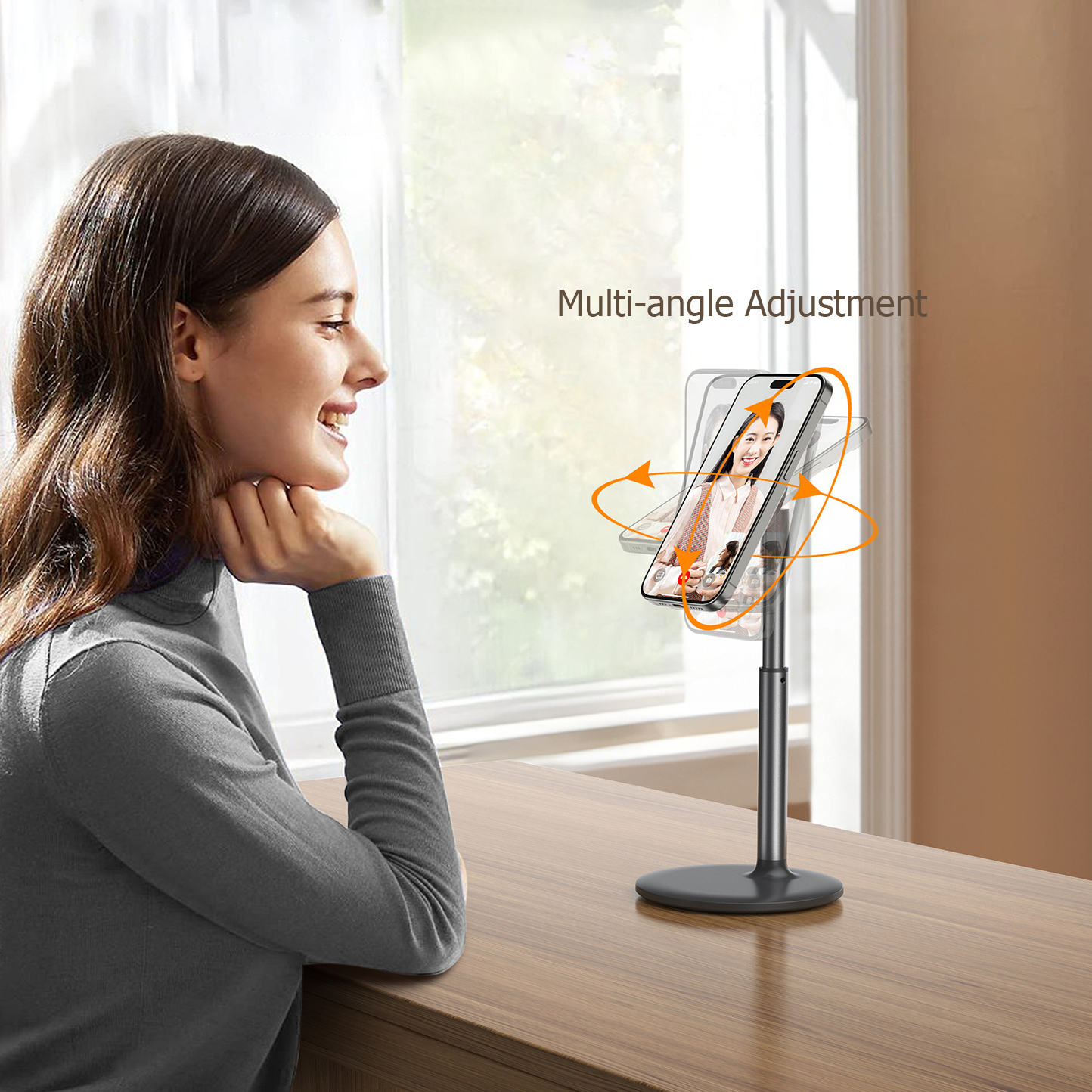 Magnetic Phone Stand Stretchable Phone Holder for iPhone 17 Series ...