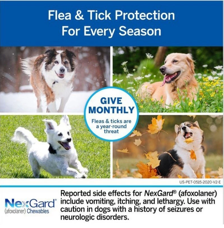 Nexgard | Nexgard Spectra for dogs Anti Tick & Flea with Sticker for ...
