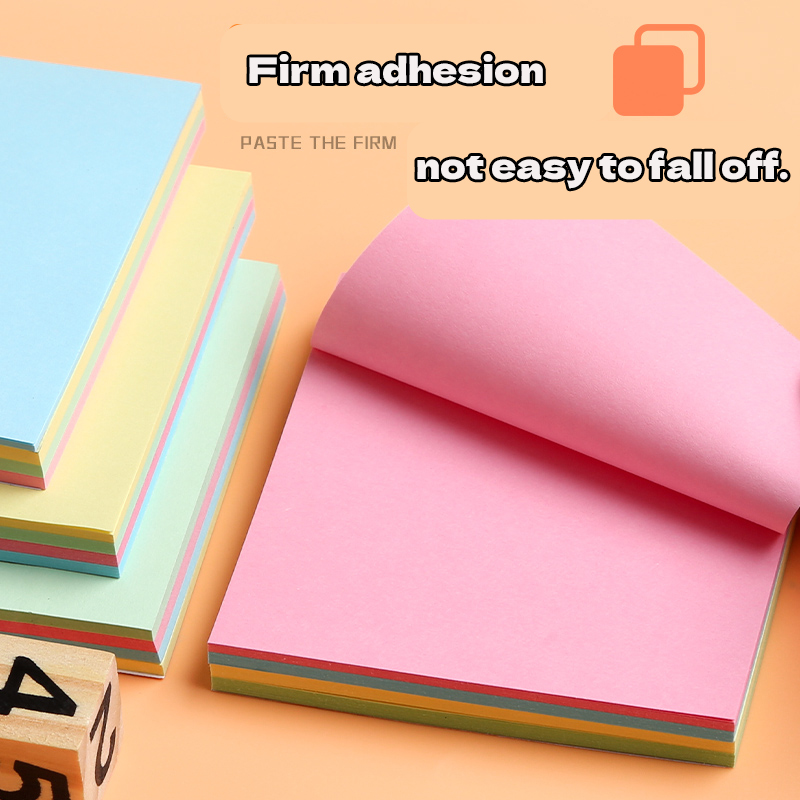 22Pcs 2200 Sheets 76mm Square Color Sticky Notes Multi Style for Notes ...
