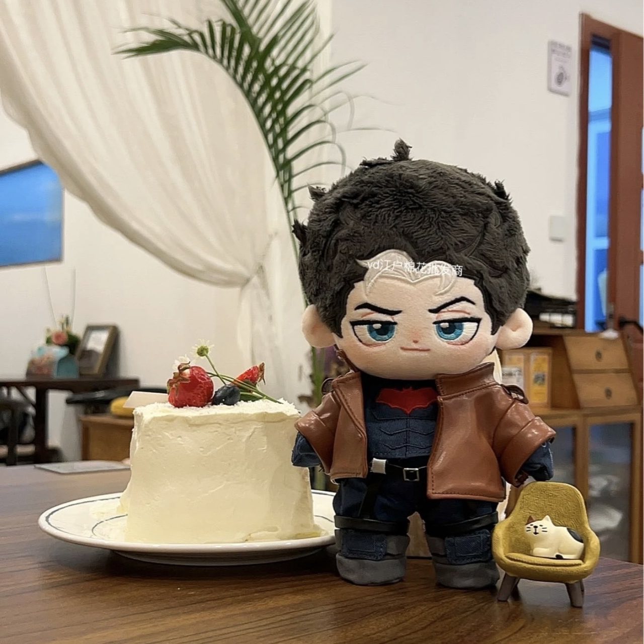 20cm Anime Jason Todd Cosplay Soft Cotton Doll with Skeleton Dress Up ...