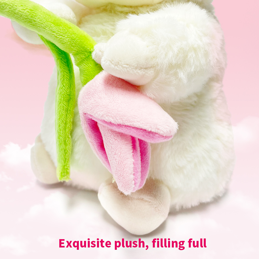 MINISO Sheep Series - Charming Warm White Lamb Plush Toy with A Sweet ...