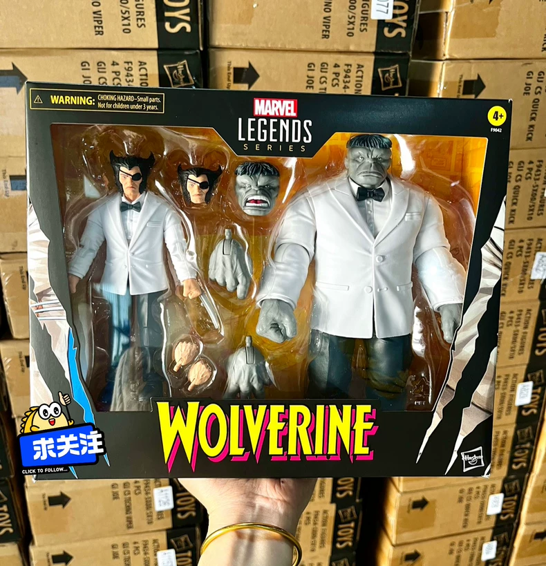Set Marvel Legends Hasbro - Patch Et Joe Fixit - 15cm - Figurines Wolverine - Série F9042