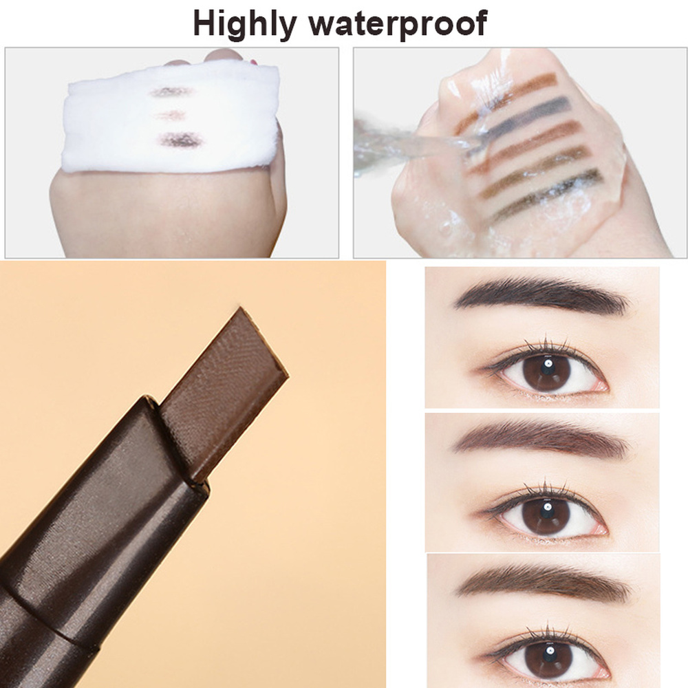 Eyebrow Pencil Pen for Drawing Tiny Brow Hairs and Filling, Double ...