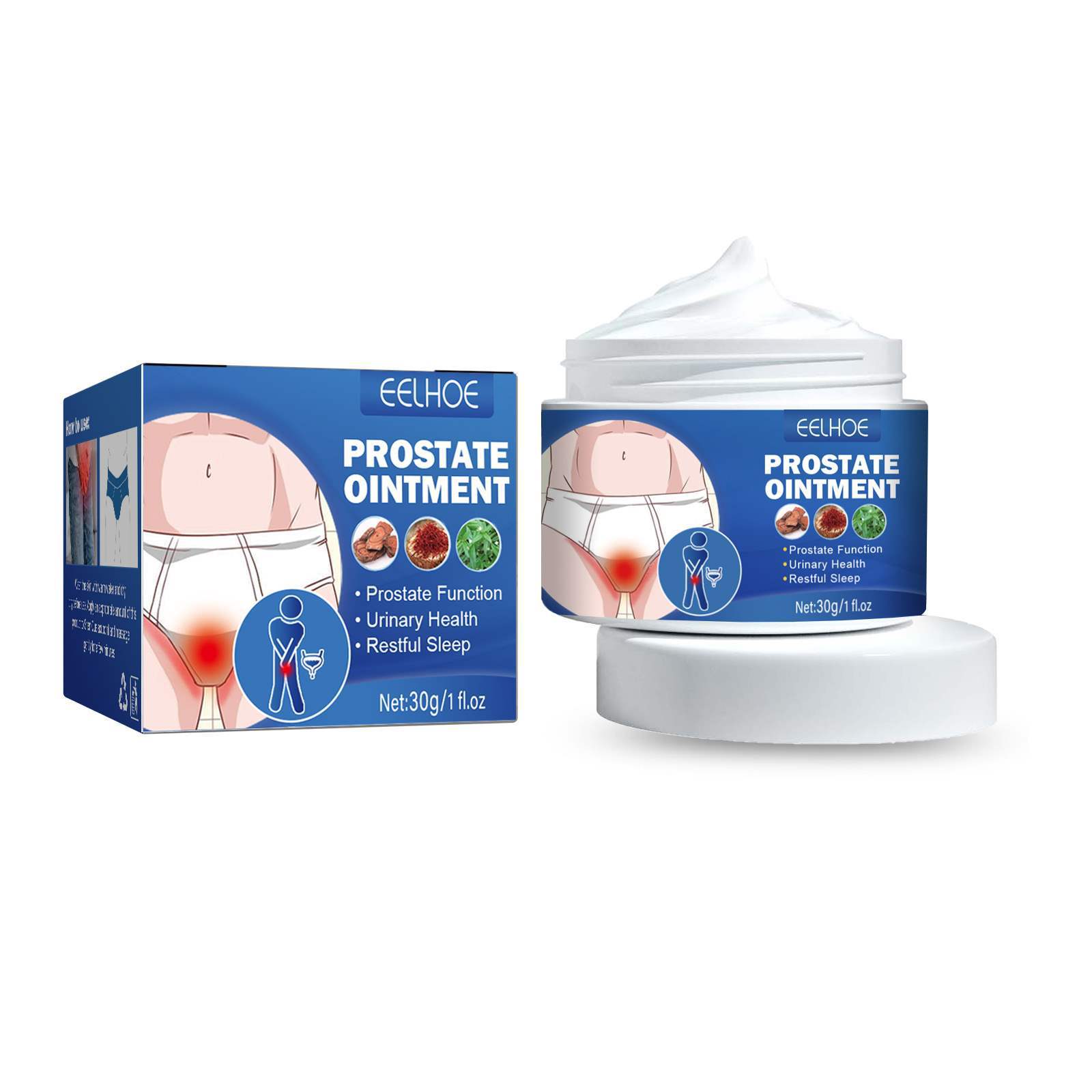Men's Prostate Cream 30g - Natural Hormone Balance Support | Shopee ...