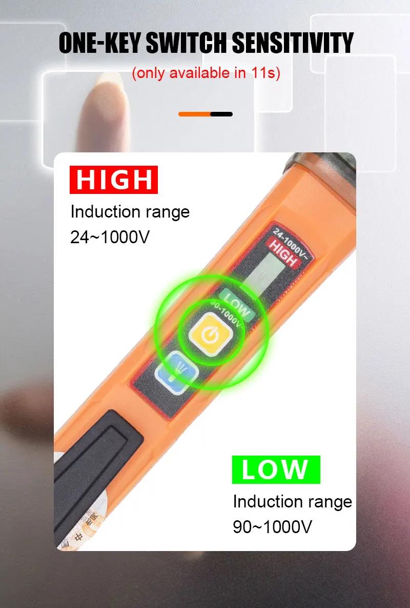 VICTOR VC10/11S Voltage Electric Volt Detector Test Pen No Contact ...