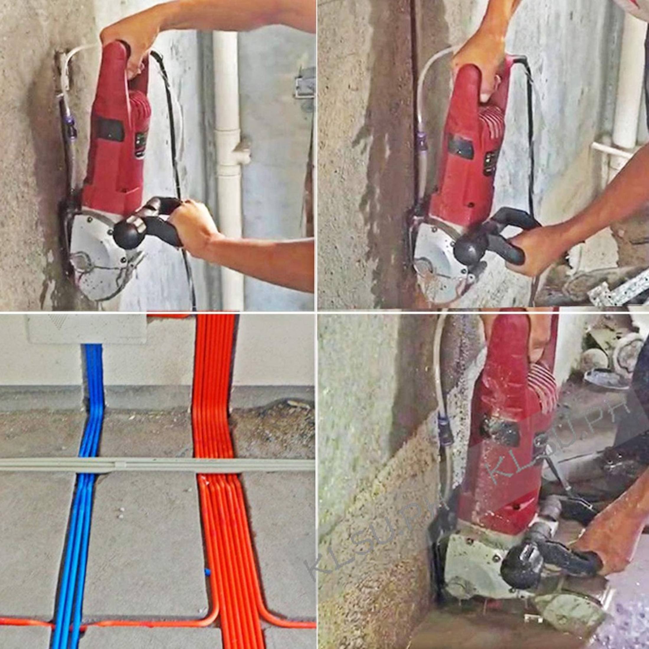 Wall Line Cutter Wire Slotting Marble Concrete Cutting Machine ...