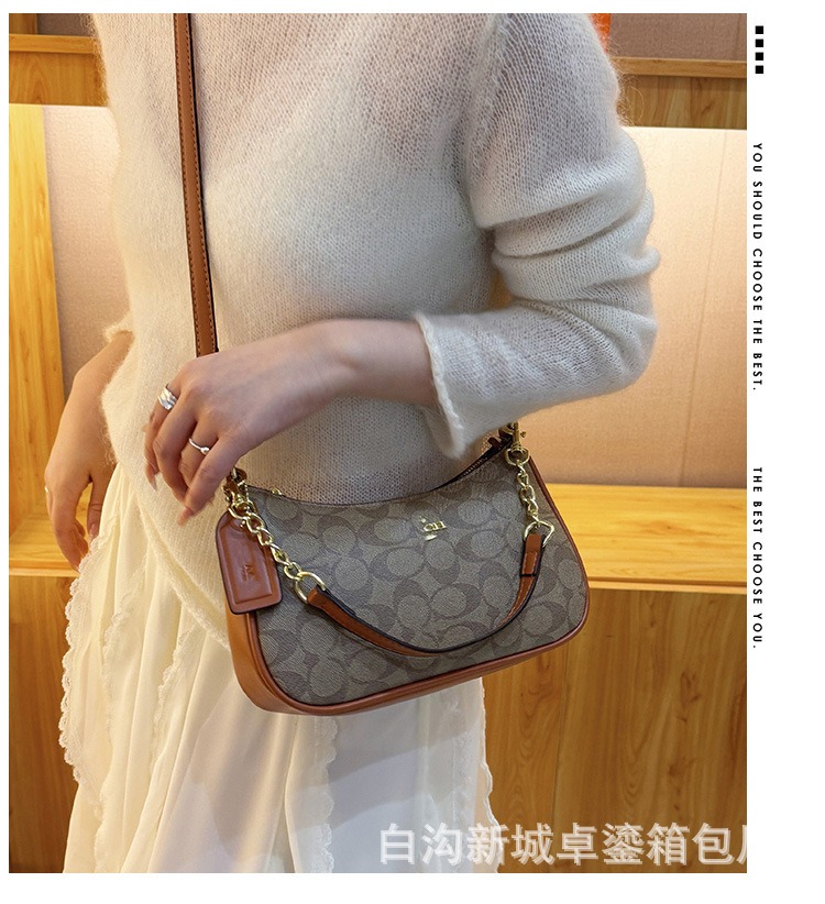 New Style Underarm Female Bag Classic All-Match Messenger Bag Chain ...