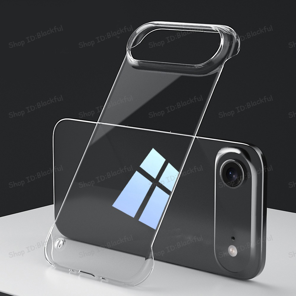 Ultra Thin Transparent Frameless Hard Case for Apple iPhone 18 17e 16 ...