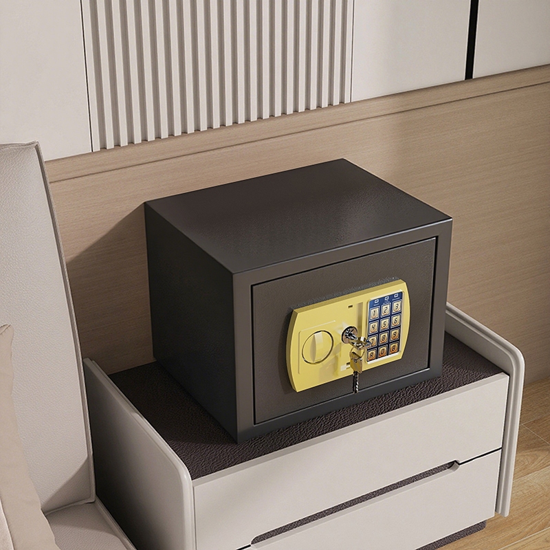 Metal Safe Box Money Safe Box Mini Safe Box Fire and Theft Prevention ...