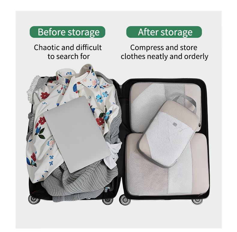 compression-travel-organizer-bag-set-of-4-5-6-includes-luggage