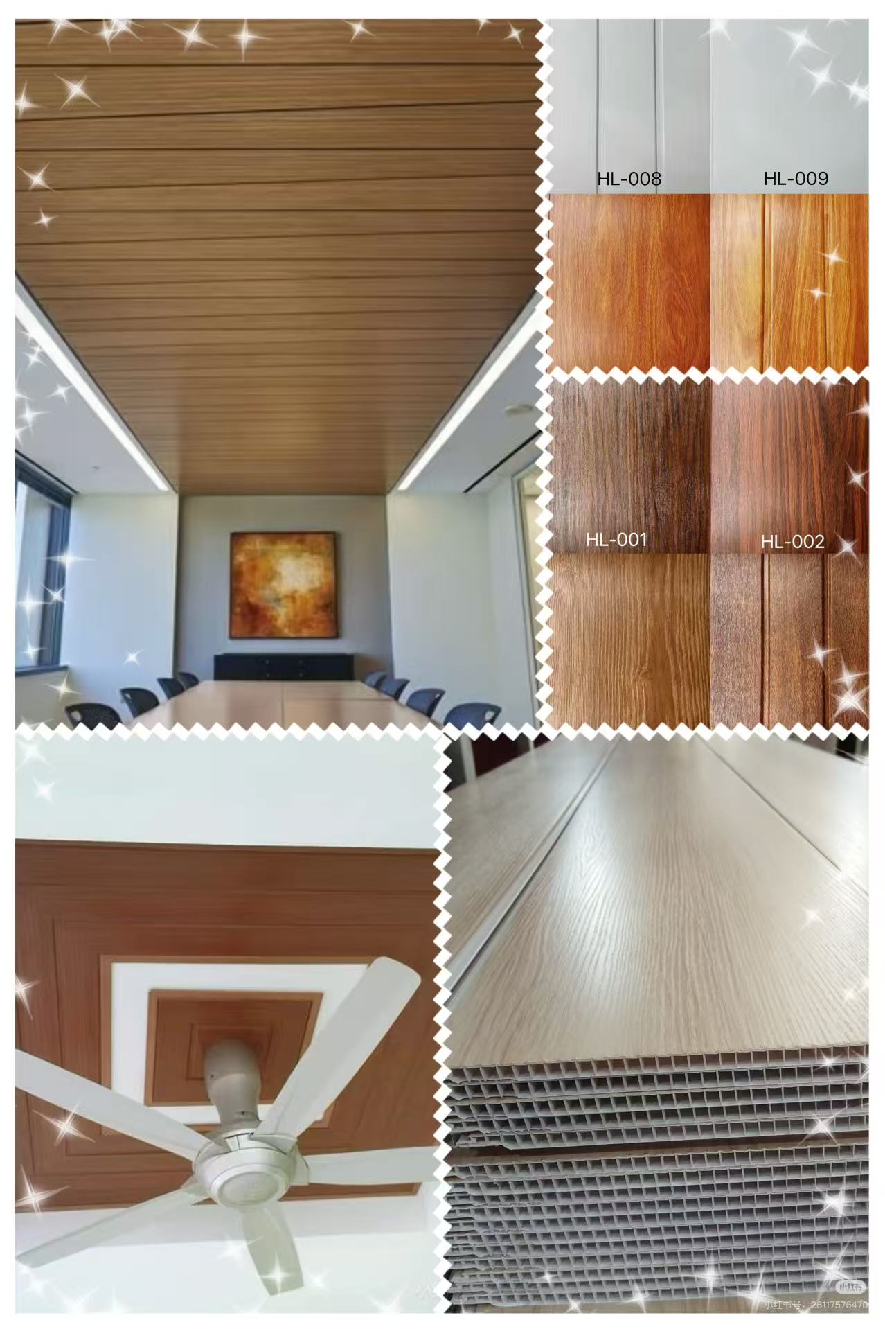 70cm/95cm/140cm/PVC Ceiling panel/PVC Kisame Panel/PVC Wall and Ceiling ...