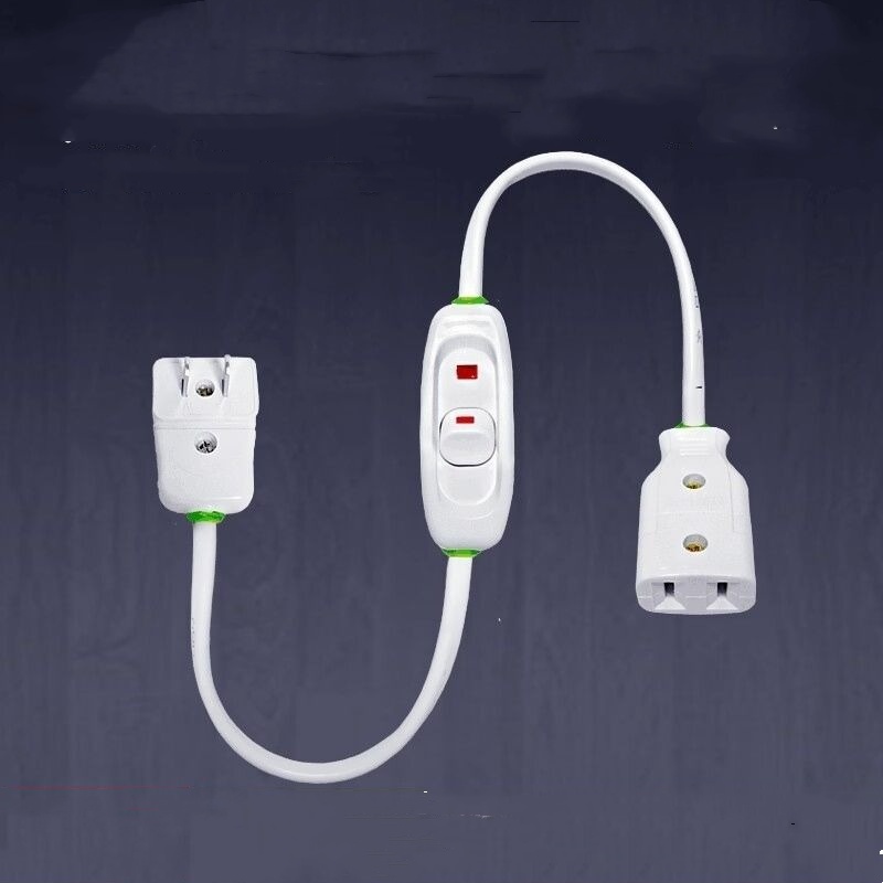 Power Extension Cord Two-Plug Two-Hole Socket with Switch Extension ...