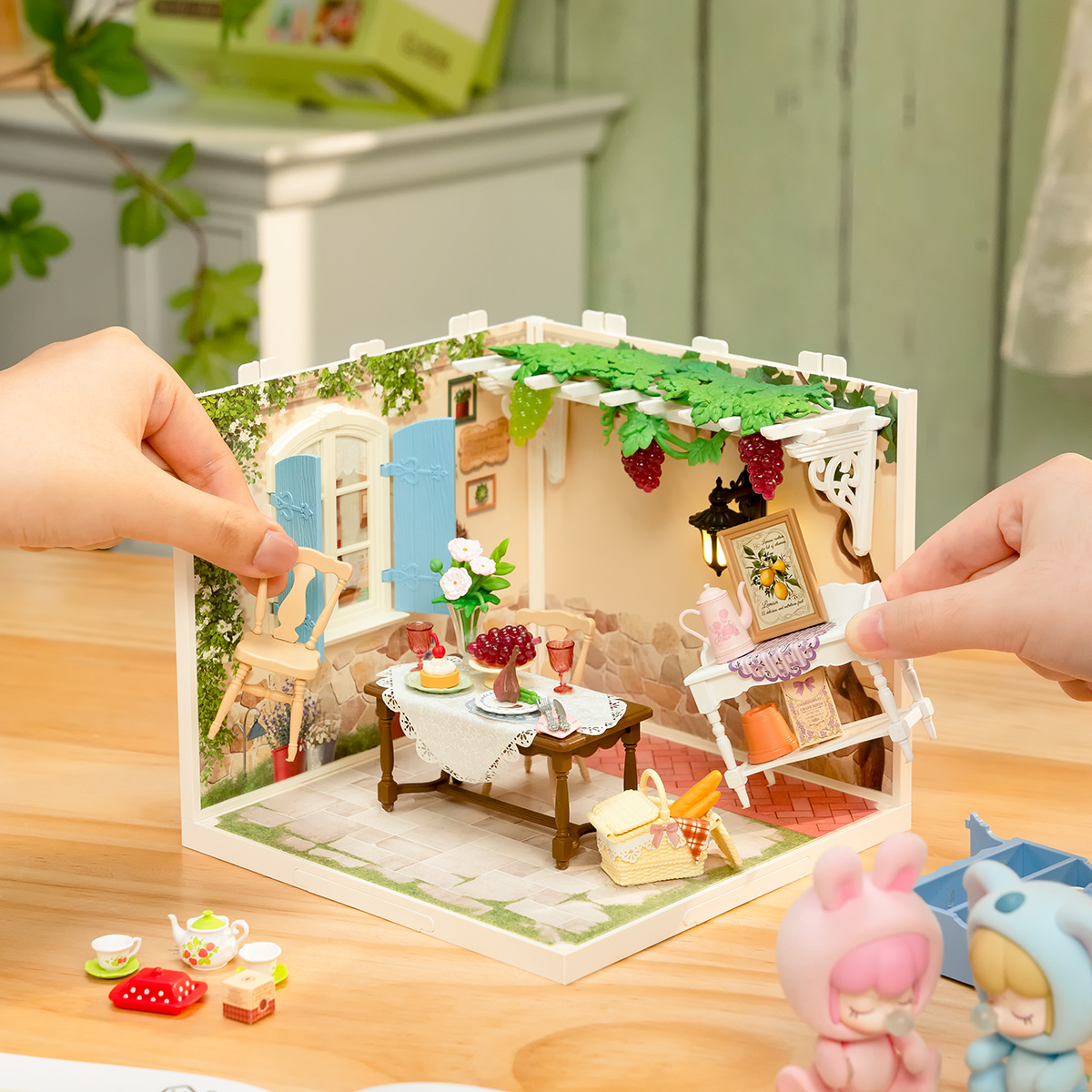 ROBOTIME Rolife DIY Miniature House Kits Super Creator Model Midsummer ...