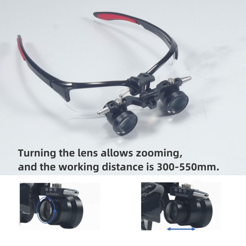 Dental Zoom Magnifiers 2.5X & 3.5X - Myopia-Friendly for Otolaryngology ...