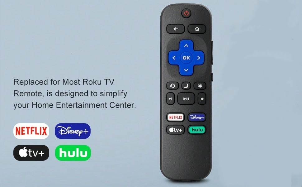 Remote Control for Roku-TV, Compatible with Hisense, Onn, Sharp Roku ...