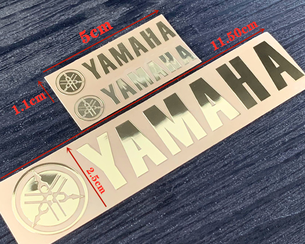 YAMAHA Logo Decal Sticker 3M Nickel Material Stickers Wheel Fender ...