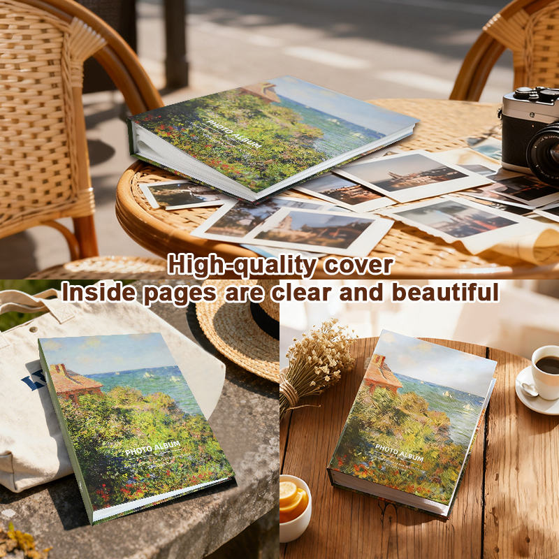 【Ship in 24h】3/4/5R Photo Album 100/200 Pockets Insert Photo Album Book ...