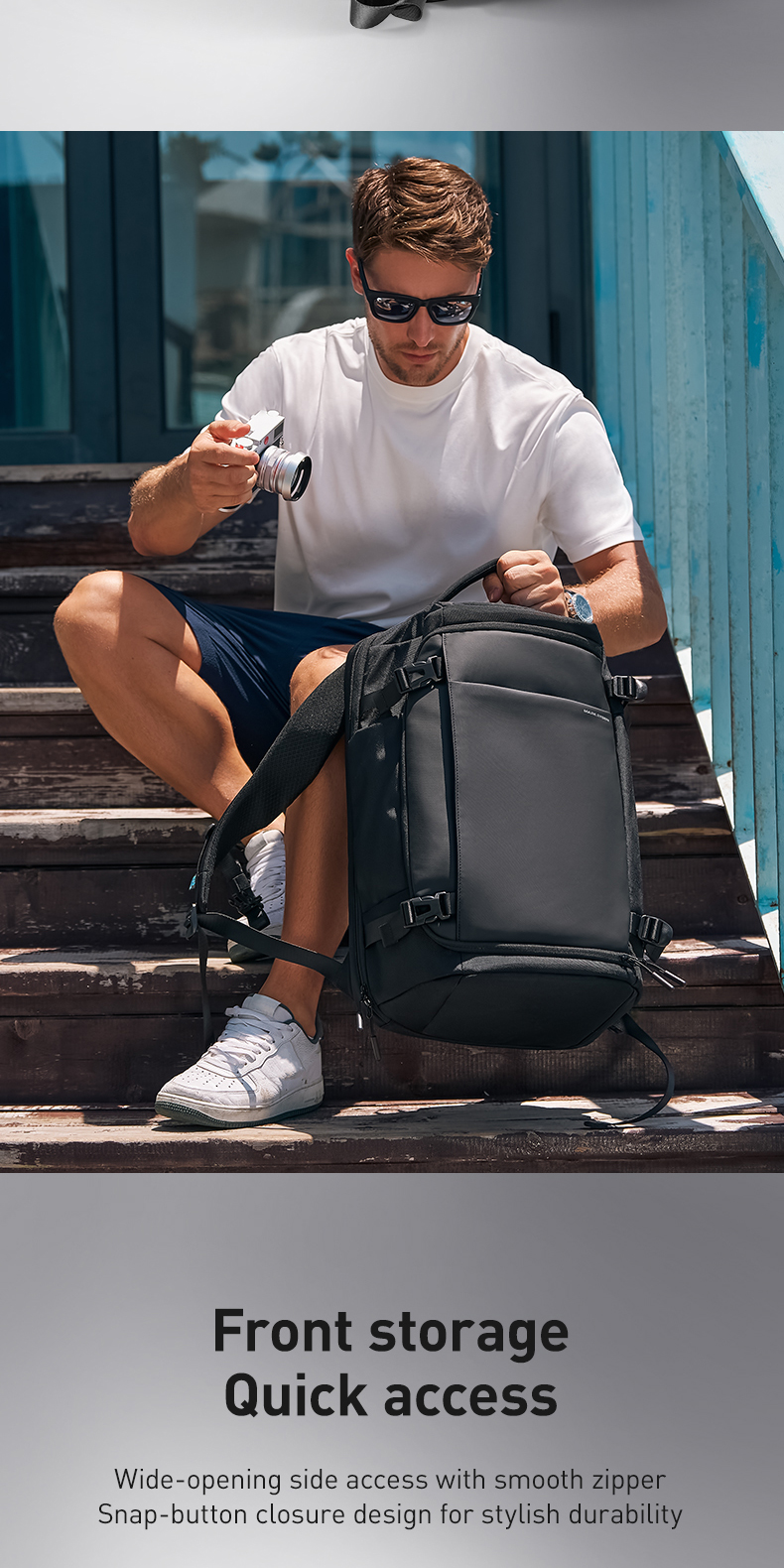 MARK RYDEN Travel Backpack For Men | Shopee Philippines