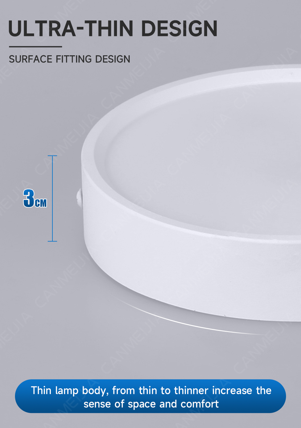 Pin Light Surface Mounted Led Downlight Ceiling Light Tricolor Pinlight ...