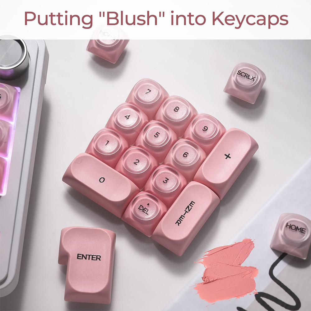 Lipstick Jelly Keycaps - MOA /HOA Profile 132Key PBT+PC Material Custom ...