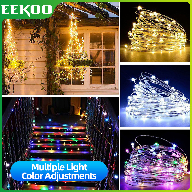 EEKOO 10M 100LEDS christmas lights outdoor waterproof Party Fairy ...