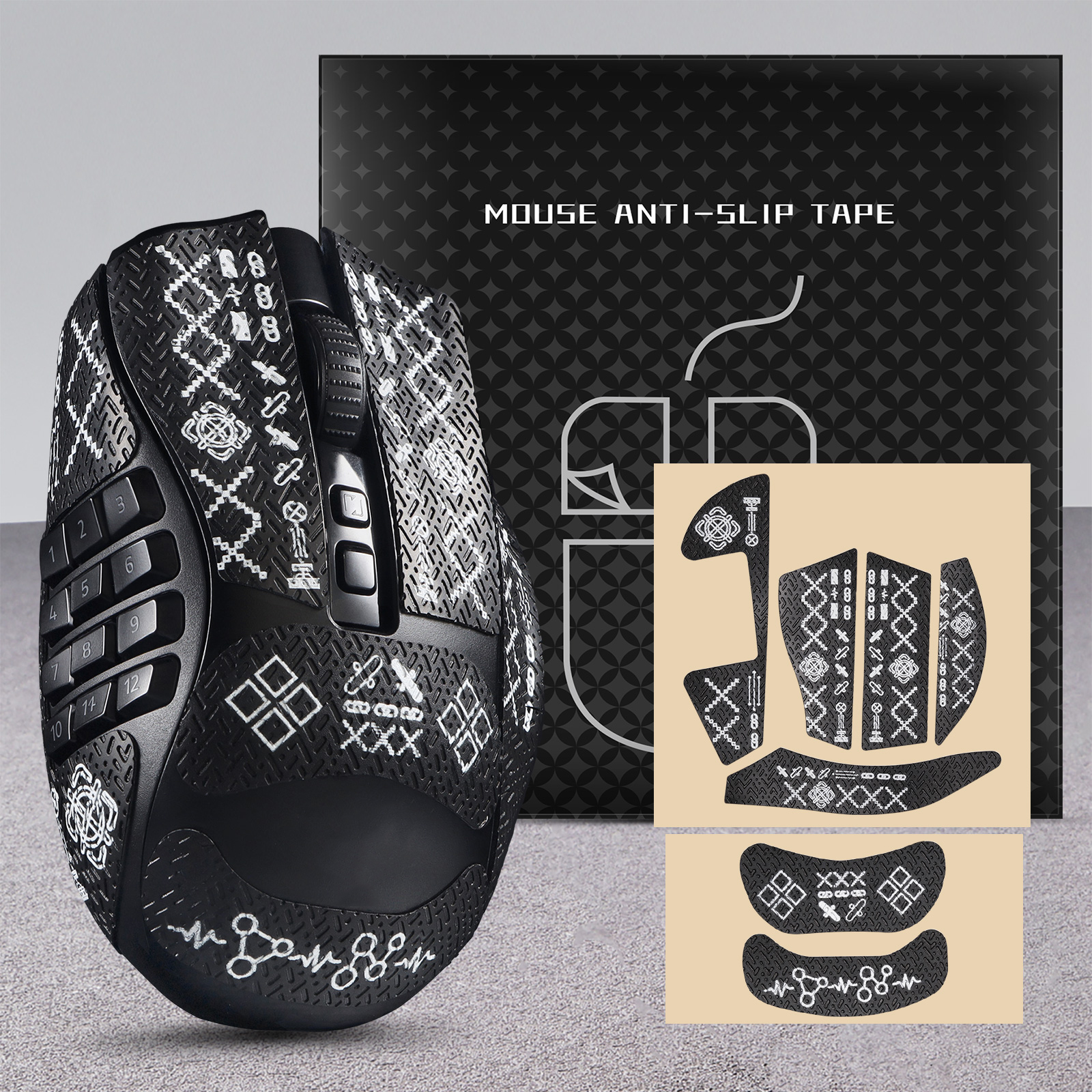 Mouse Grip Tape Sticker for Razer Naga V2 Pro Lightspeed Wireless ...