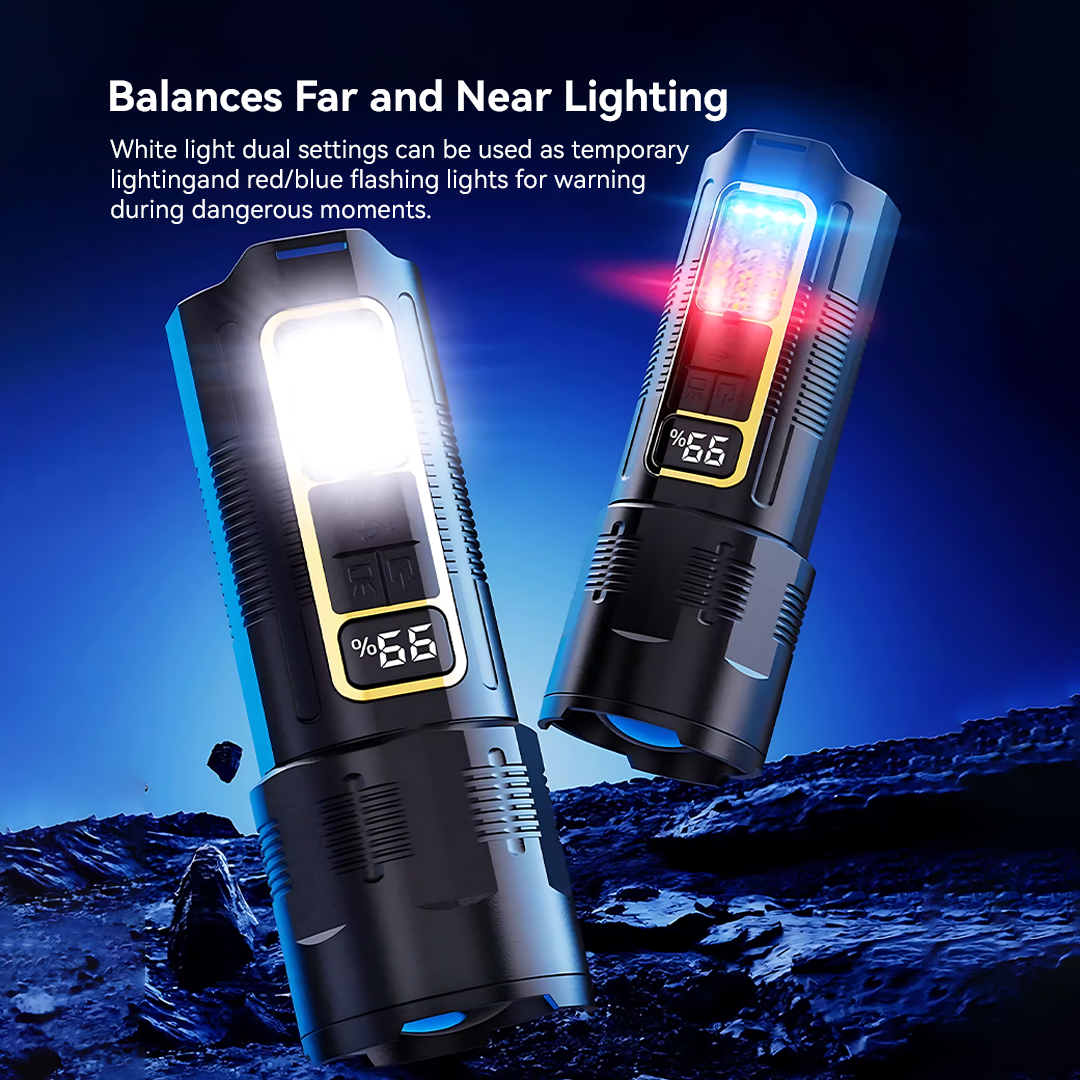 NSS Super Bright Portable Flashlight Mini Lightweight Pocket Electric ...