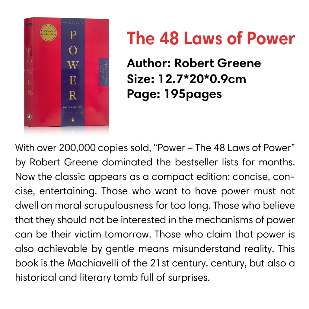 【Full version & Ready Stock】The 48 Laws of Power by Robert Greene ...