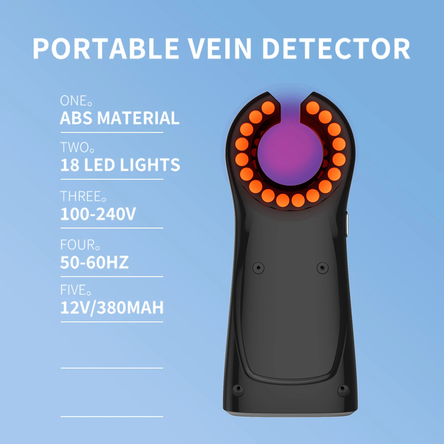 LED Vein Finder Light Infrared Vein Finder Viewer Blood Vessel Lamp ...