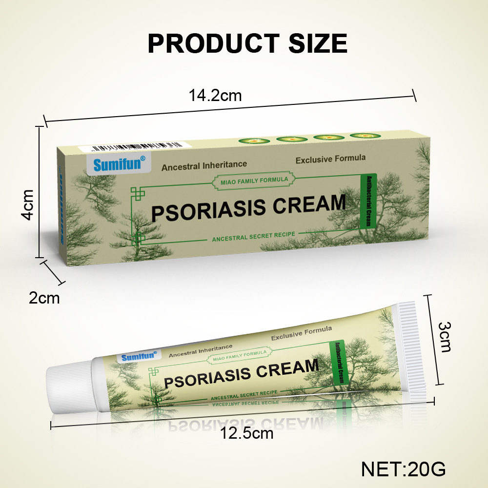 Chinese Herbal Skin Psoriasis Cream Pruritic Dermatitis Eczema Ointment ...