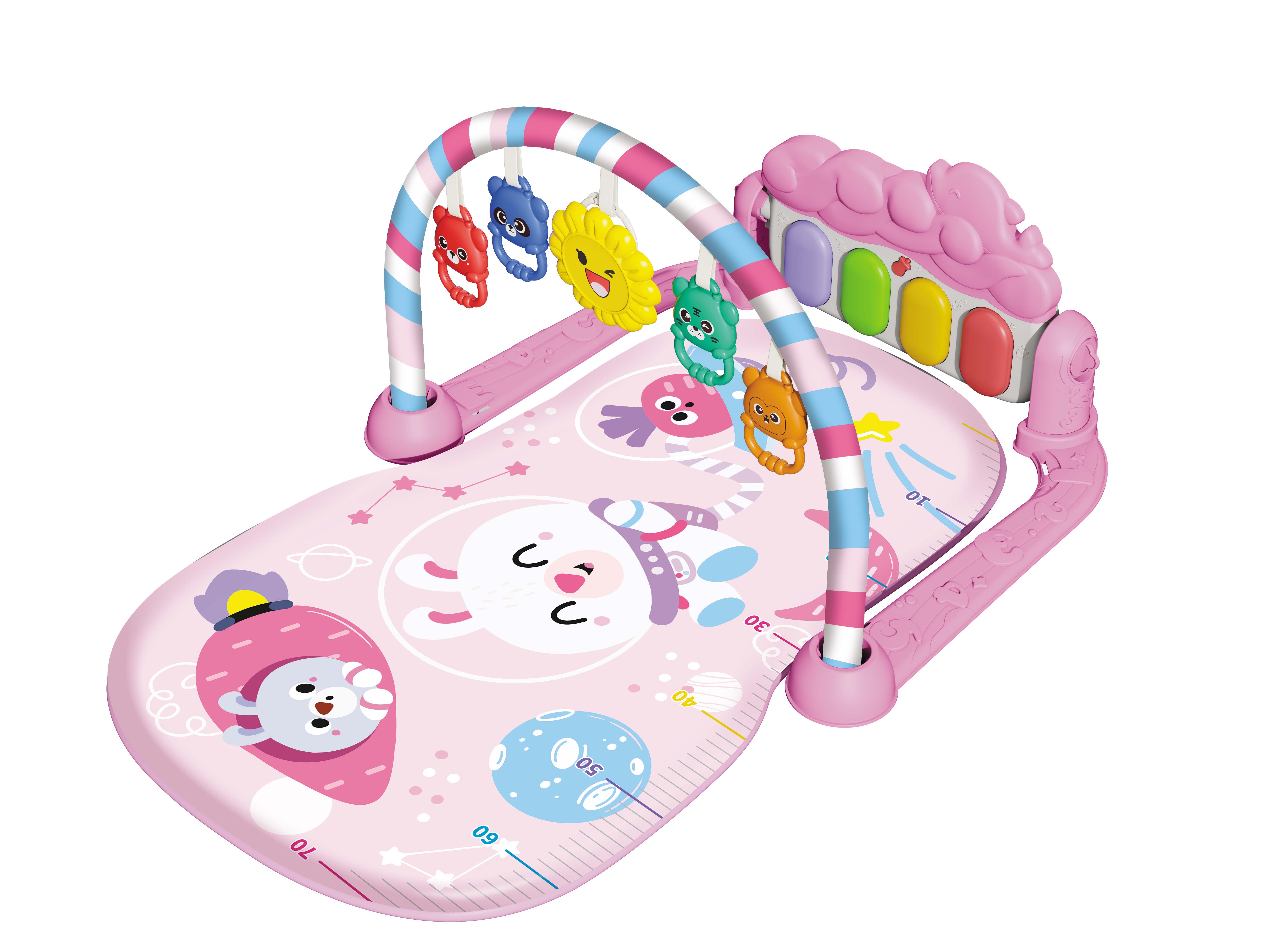 Baby Music Rack Play Mat Gym Crawling Game Kids Pad Early Education ...