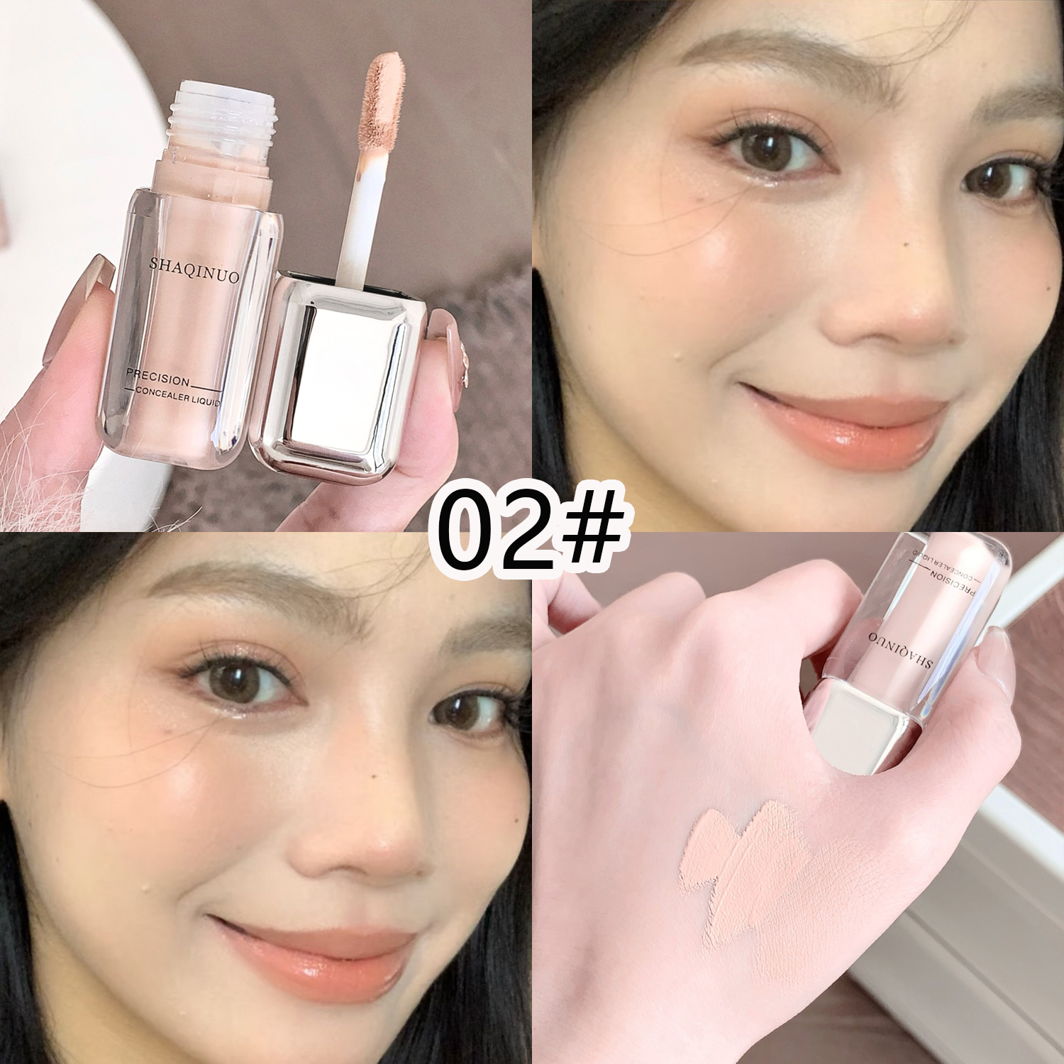 Multi-Shade Liquid Concealer for All Skin Tones - Creamy, Skin-Like ...
