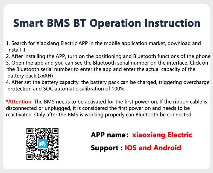 JBD BMS Smart BT 20A 30A 40A 50A Current 7S 8S 10S 12S 13S 14S 20A ...