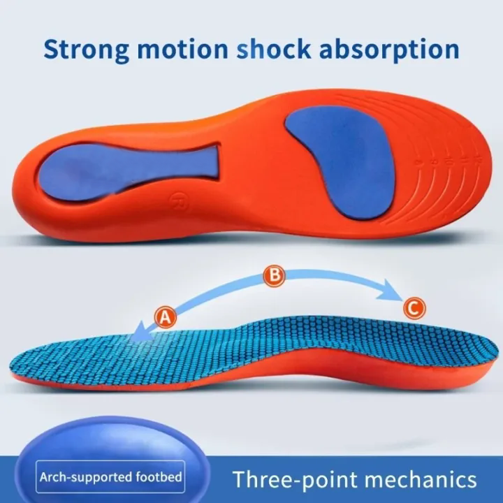 Adjustable Cuttable Insoles For Men, Shock Absorption Cushion Pads For ...