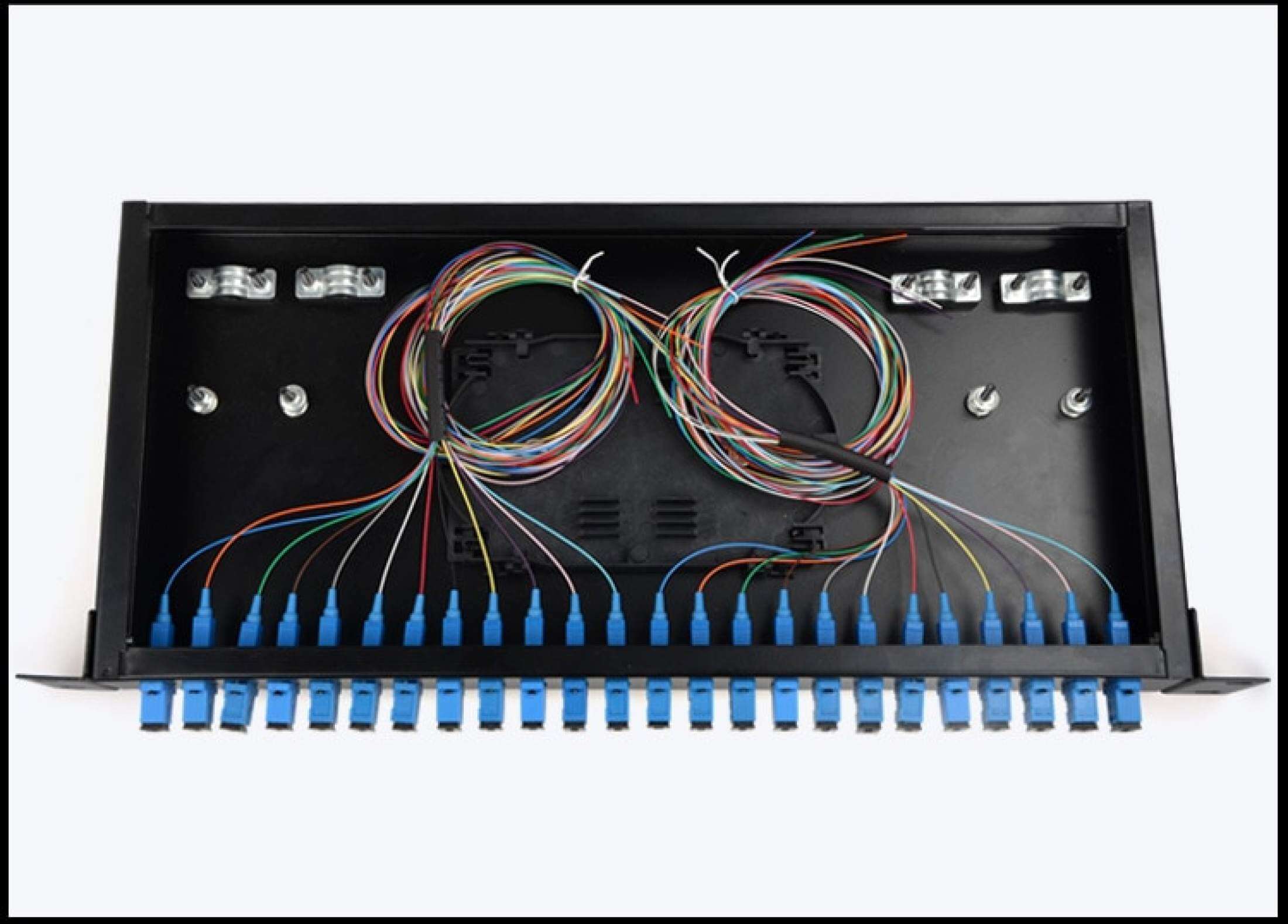 12 port 24 port SC terminal box odf fiber optic cable 24 port SC ...