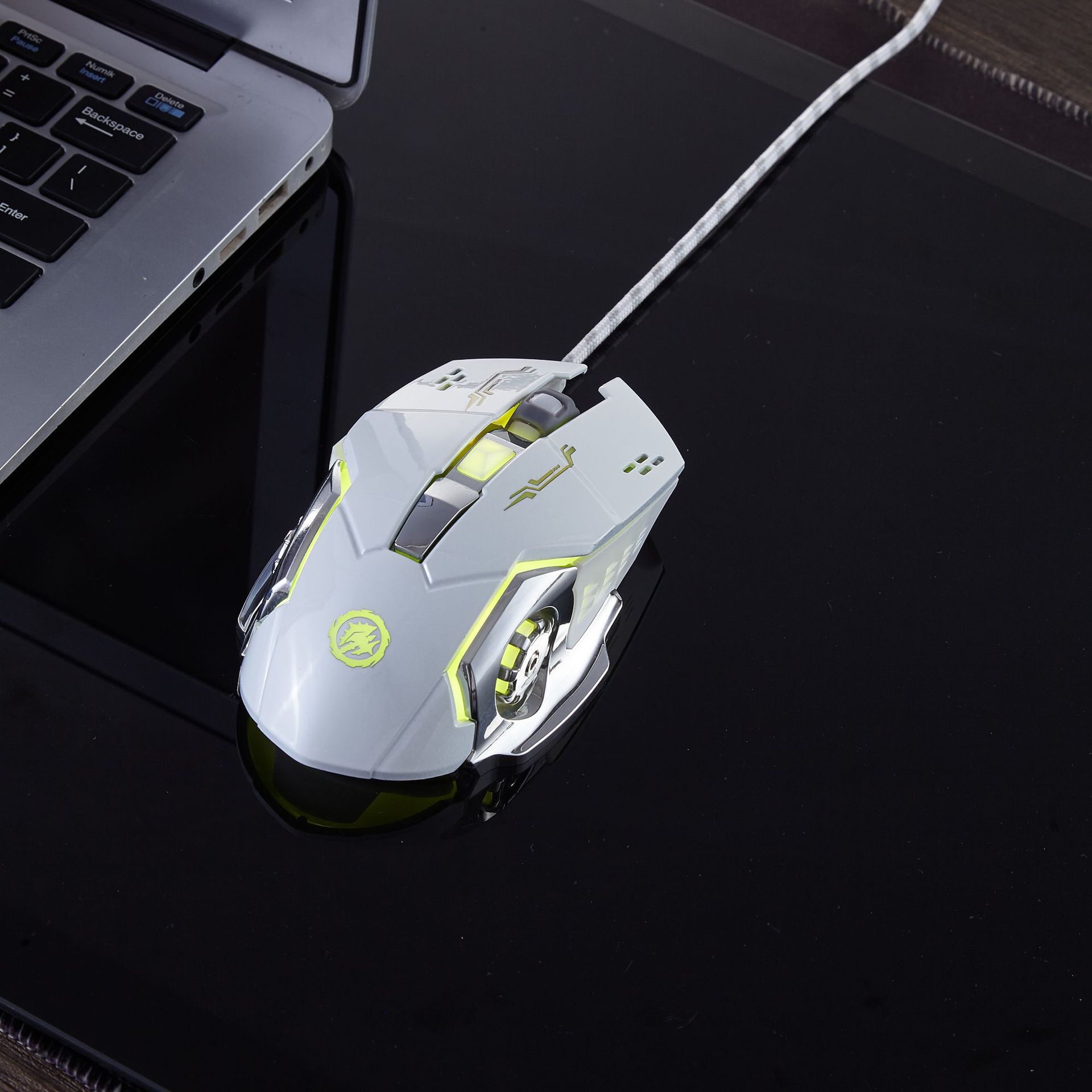 Gaming-grade wireless mouse, dual-mode Bluetooth 2.4G, silent charging ...