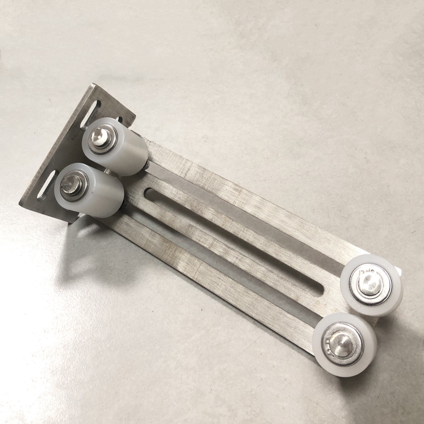 stainless Sliding Gate Top Guide Roller set with L bracket | Shopee ...