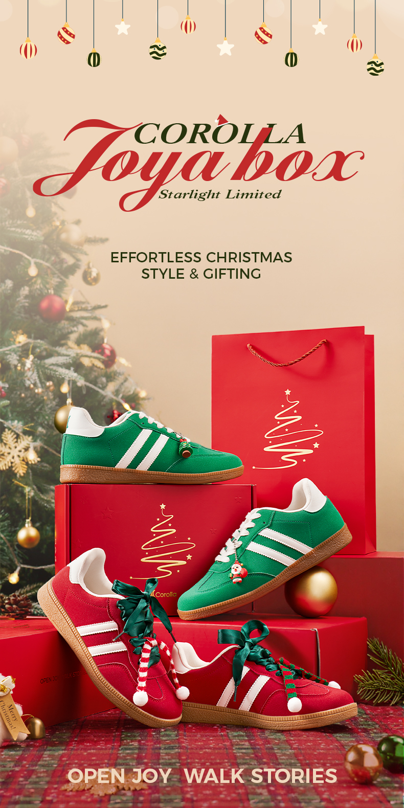【Corolla Joya Box】Christmas Edition Unisex Shoes christmasshoes Stylish ...
