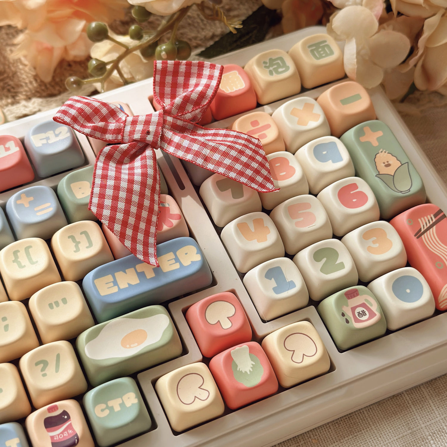 Cup Noodle Keycaps PBT Dye-sub MOA Profile Keycap Custom Keycaps ...